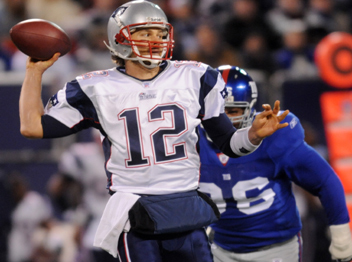 Tom Brady breaking a record
