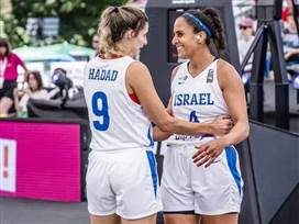 נופר שלם והדר חדד (FIBA)