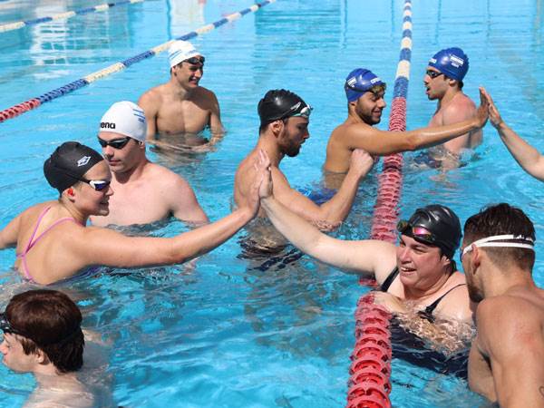 חווויה מרגשת (צילום: גלעד קוולרצ'יק, באדיבות איגוד השחייה)