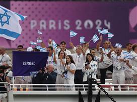 המשלחת הישראלית נכנסה בטקס פתיחת האולימפיאדה