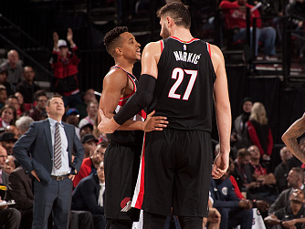 בלתי עציר. מקולום (צילום: Sam Forencich/NBAE via Getty Images)