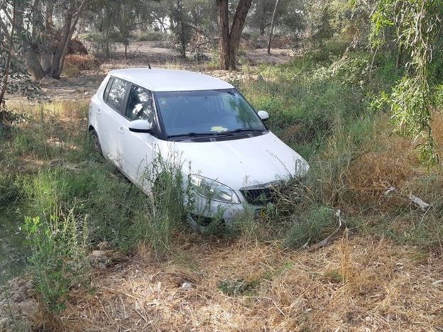 רכב מסוג  סקודה פביה שנמצא על ידי צוותי איתוראן