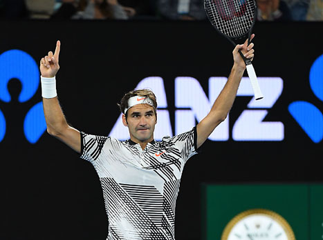 פדרר. שוב במקומו הטבעי (gettyimages)