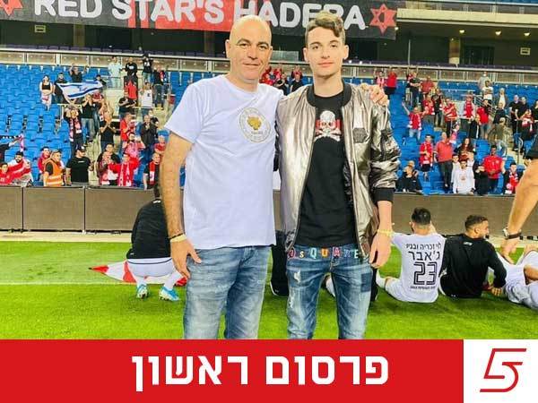 מוניר מואסי משמאל (צילום: שלומי גבאי, דוברות הפועל חדרה)