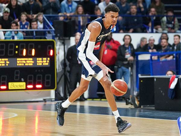 בדרך לכבוש את ה-NBA. וומבניאמה (Herve Bellenger/Icon Sport via Getty)