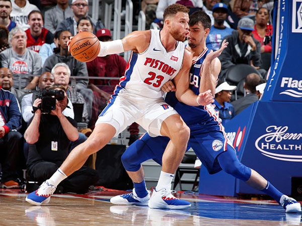 דטרויט חולמת בגדול. גריפין (צילום: Brian Sevald/NBAE via Getty Images)